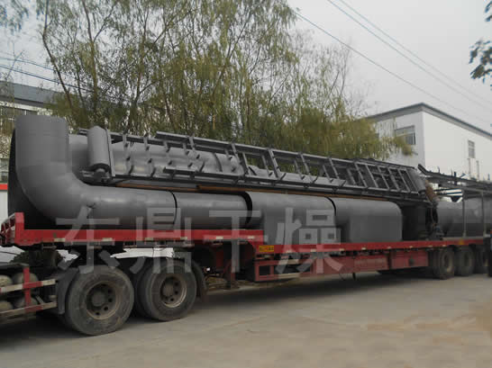 河北800噸煤泥烘干機(jī)發(fā)貨現(xiàn)場(chǎng)